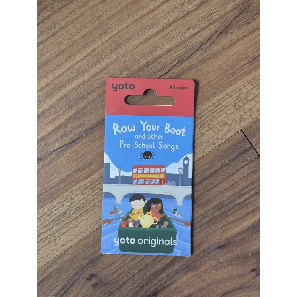 Yoto Player Row Your Boat and other Pre-School Songs Audio Card 5060924434966